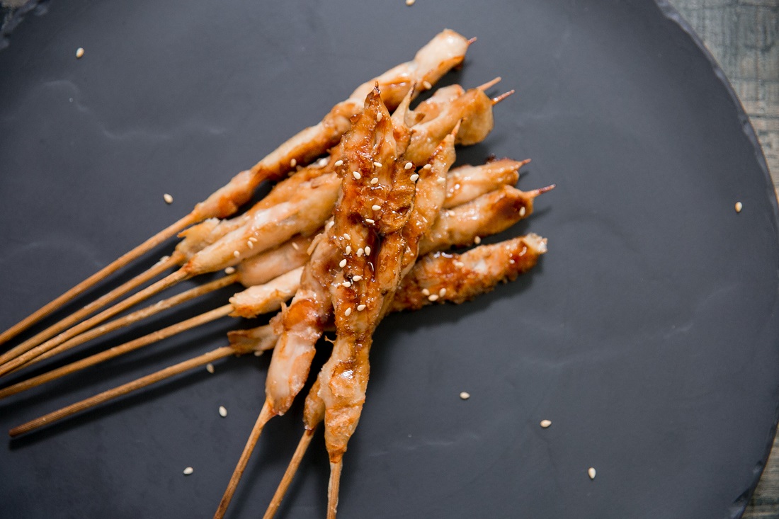 手作雞肉串