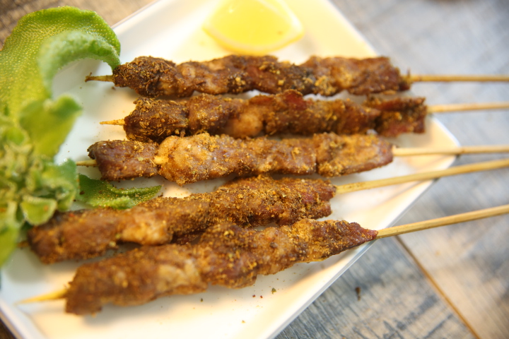 新疆孜然羊肉串