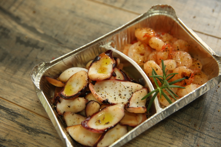 義式海鮮佐章魚